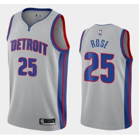 Dres Detroit Pistons Derrick Rose 25 2020-21 Jordan Brand Statement Edition Swingman